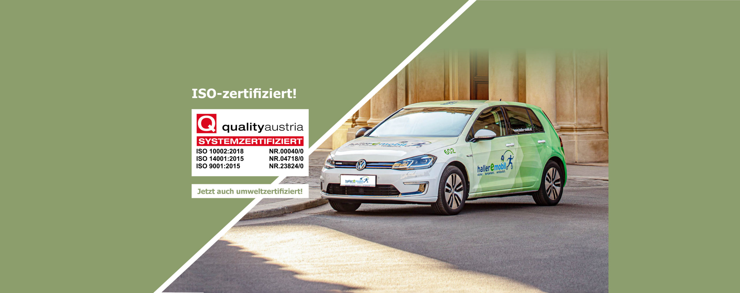 ISO-Zertifizierung Nachhaltigkeit hallermobil