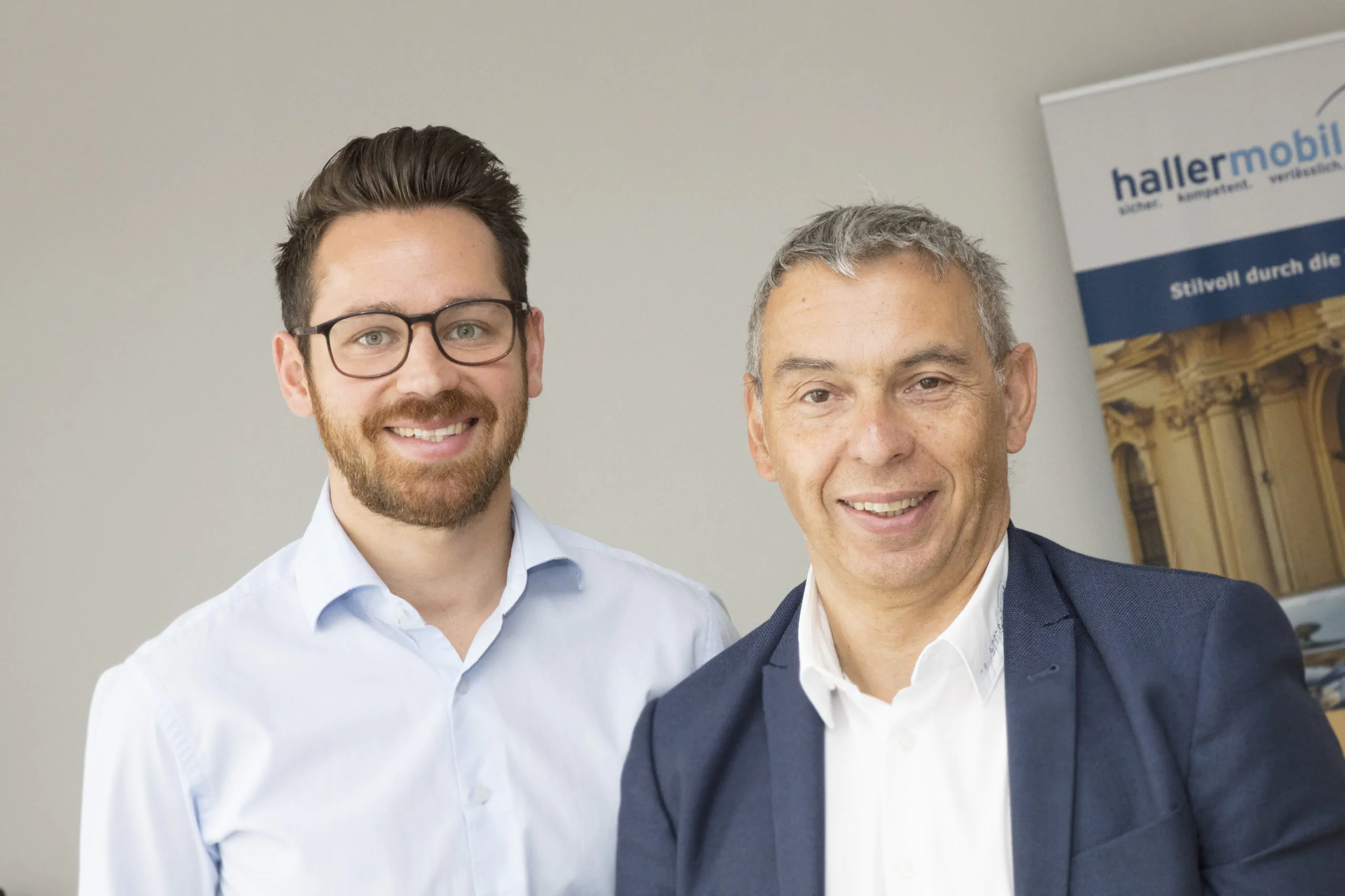 Betriebsleiter Benjamin Haller und Gründer Thomas Haller