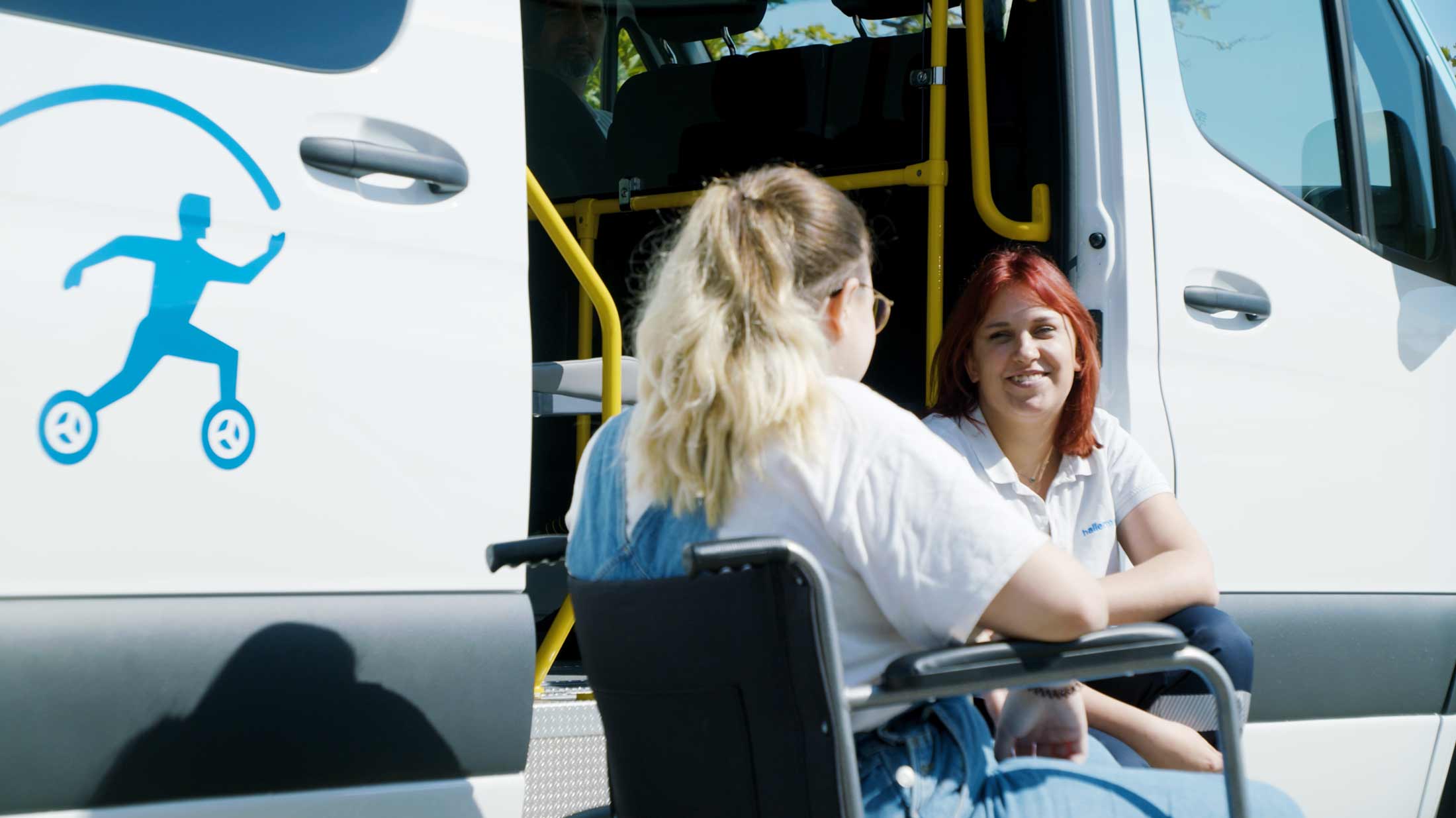 hallermobil Fahrt zur Arbeit