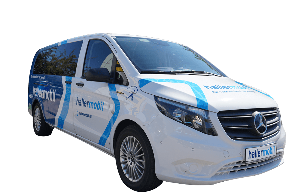 hallermobil Fahrzeug Flotte E-Vito
