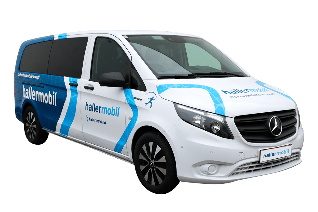 hallermobil Fahrzeug Flotte E-Vito