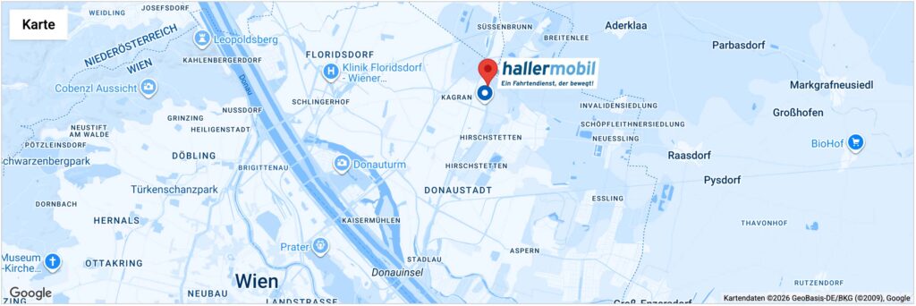 hallermobil Standort Anfahrt